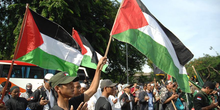 Endonezya'da Kudüs kararı protesto edildi