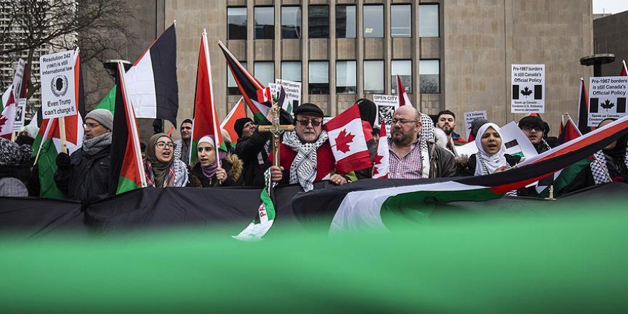 Kanada'da Kudüs protestosu