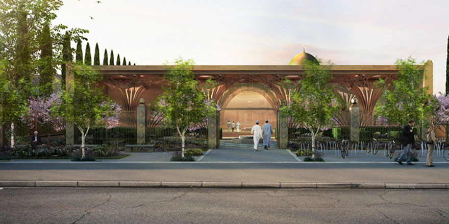 Müslümanların heyecanla beklediği cami için geri sayım başladı