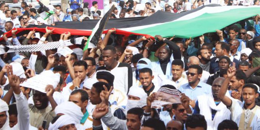 Moritanya'da ABD'nin Kudüs kararı protesto edildi