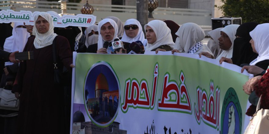 Ürdünlü kadınlardan 'Kudüs' eylemi