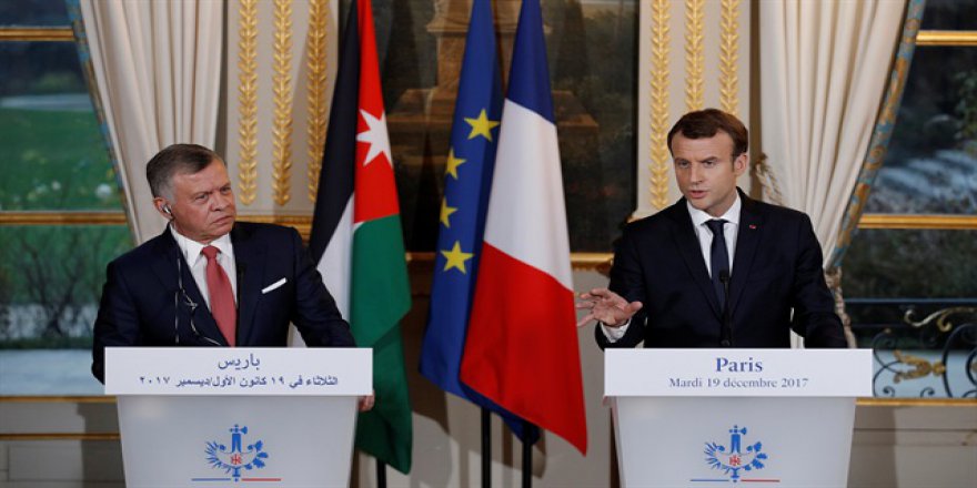 Ürdün Kralı 2. Abdullah Macron ile Kudüs'ü görüştü