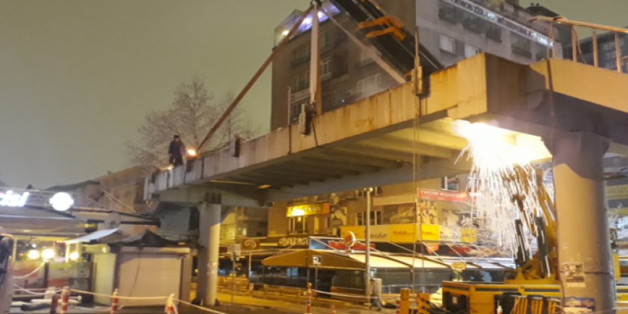 Ankara'da kullanılmayan üst geçitler kaldırılıyor