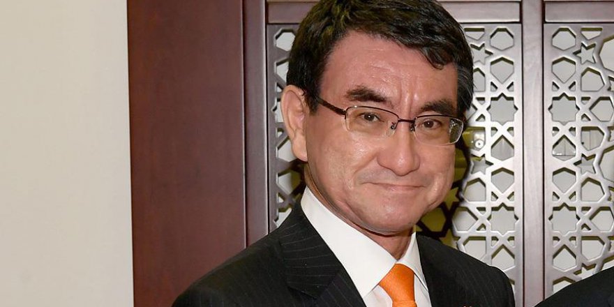 Japon Bakan Kono Ürdün'de, Filistin'i görüştü