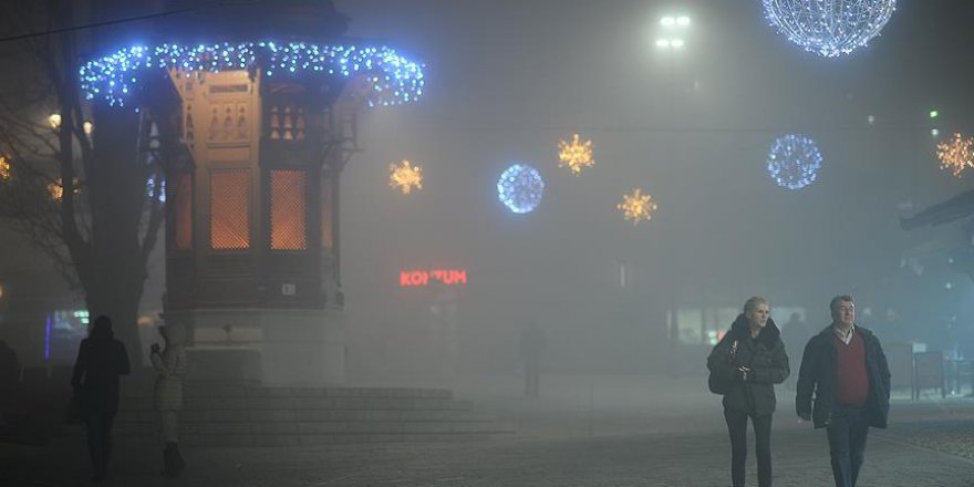 Saraybosna'da hava kirliliği normal seviyenin üç kat üstünde