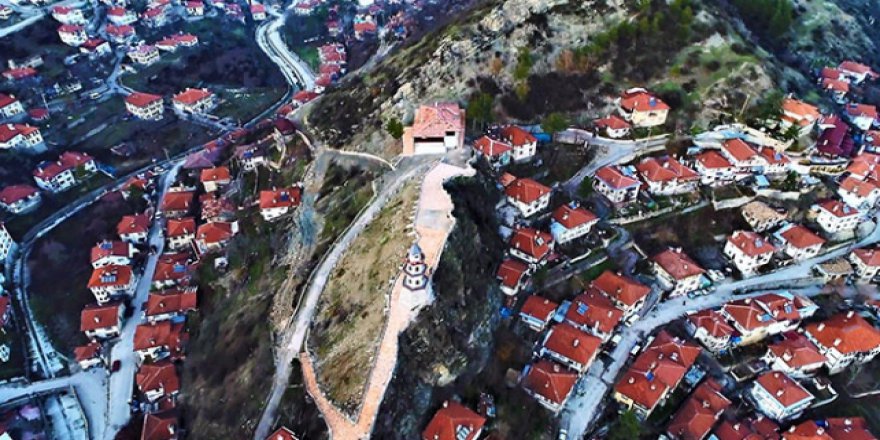 726 yıllık Osmanlı tarihini yaşatan Göynük havadan görüntülendi