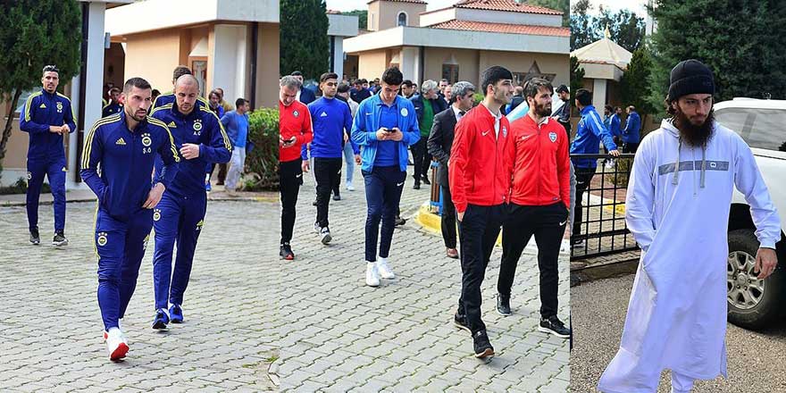 Futbolcular Cuma namazını ihmal etmedi