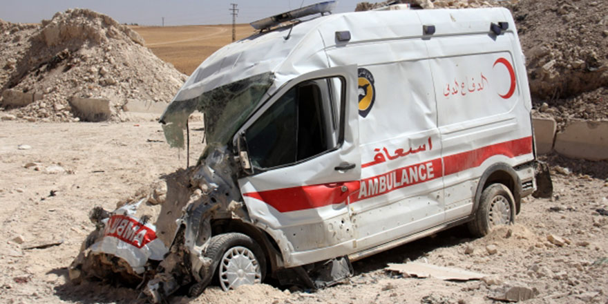 Suriye'de sağlık ve kurtarma görevlileri de öldürüldü