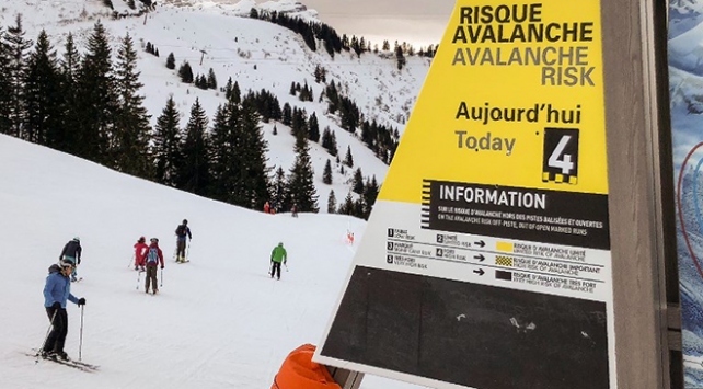 Fransız Alpleri'nde çığ alarmı