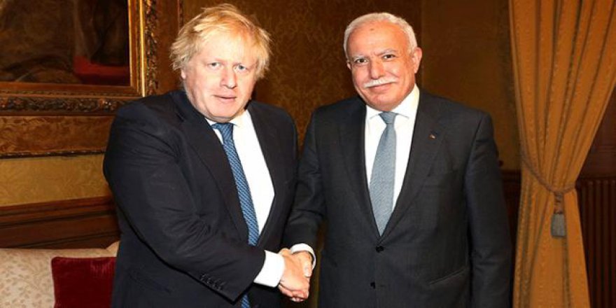 İngiltere Dışişleri Bakanı Johnson, Filistinli mevkidaşı Maliki ile görüştü