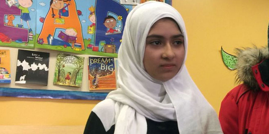 11 yaşındaki kızın başörtüsünü kesmeye kalktı