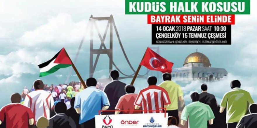 Kudüs Halk Koşusu yarın İstanbul'da yapılacak