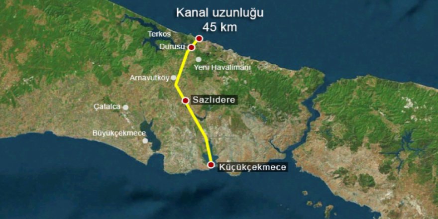 Çılgın proje Kanal İstanbul'un detayları açıklandı
