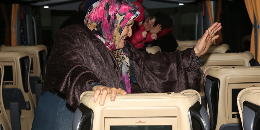 'Saadet teyze'nin umre hayali gerçek oldu