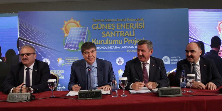 Antalya'ya güneş enerjisi santrali kurulacak