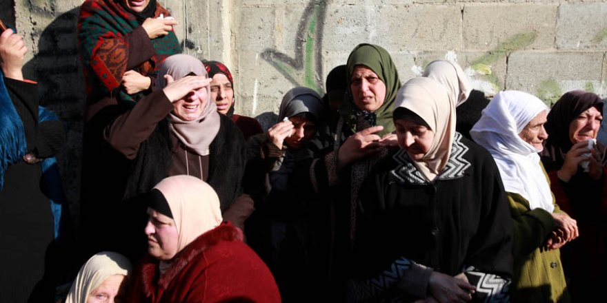 Batı Şeria şehidini uğurladı