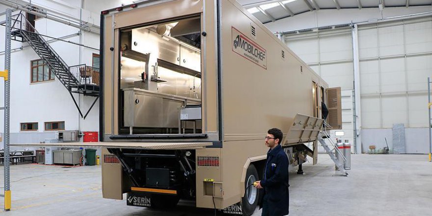 Türkiye'den Katar ordusuna 'mobil mutfak tırı'