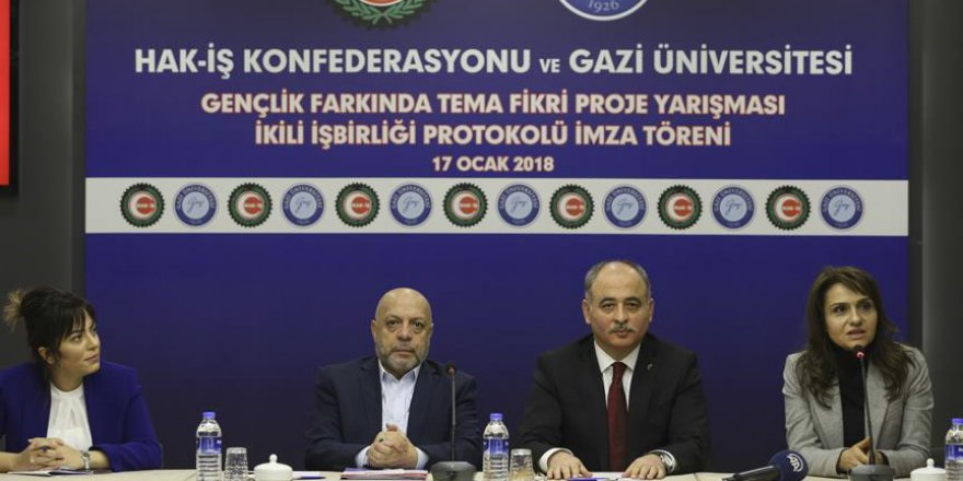 Hak-İş ile Gazi Üniversitesi arasında iş birliği protokolü