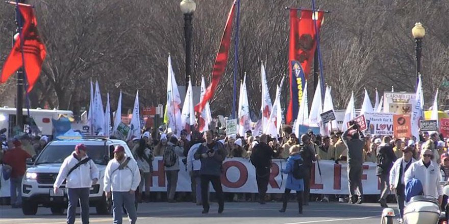 ABD'de kürtaj karşıtı 'Hayat Yürüyüşü'