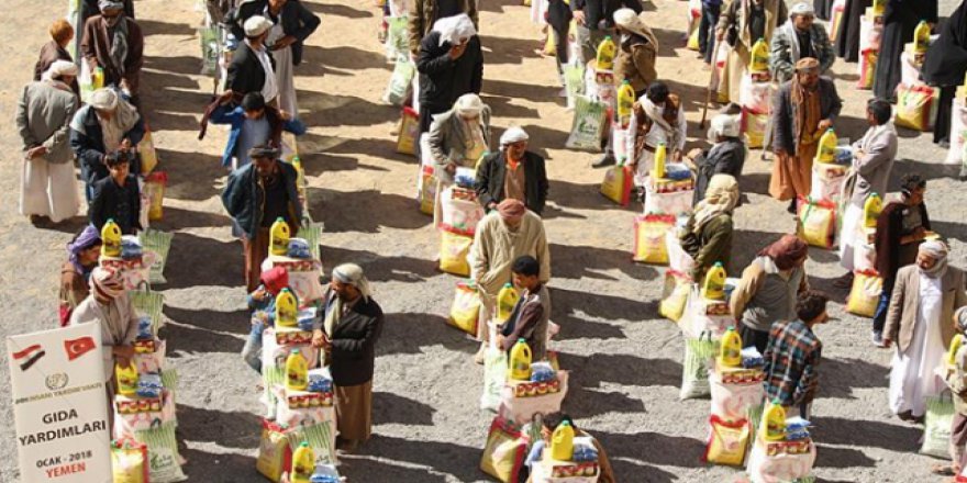 Türkiye'den insani krizin yaşandığı Yemen'e acil gıda yardımı