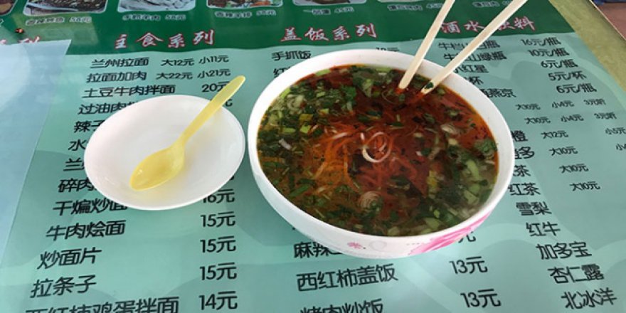 Çinli Müslümanların vazgeçilmez lezzeti 'Lamien'