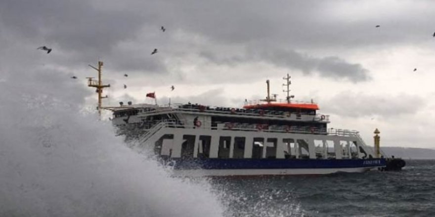 İDO ve BUDO seferlerine hava engeli