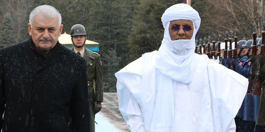 Başbakan Yıldırım'ın sarıklı ve cübbeli misafiri