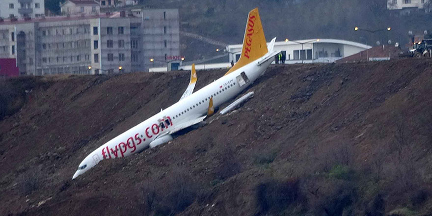 Helhel: Trabzon'da kontrolden çıkan uçağın nedeni açık olan cep telefonu olabilir