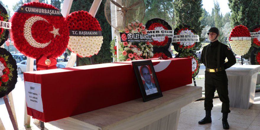 İdlib'de şehit olan DSİ çalışanı son yolculuğuna uğurlandı