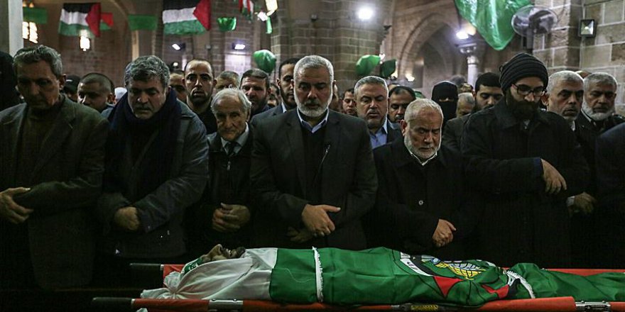 Hamas yöneticilerinden Alemi son yolculuğuna uğurlandı