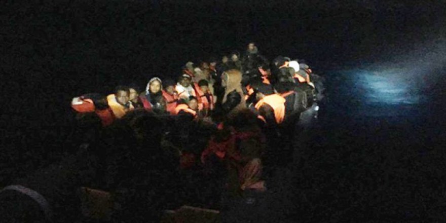 Yunan adalarına geçmeye çalışan 105 göçmen yakalandı