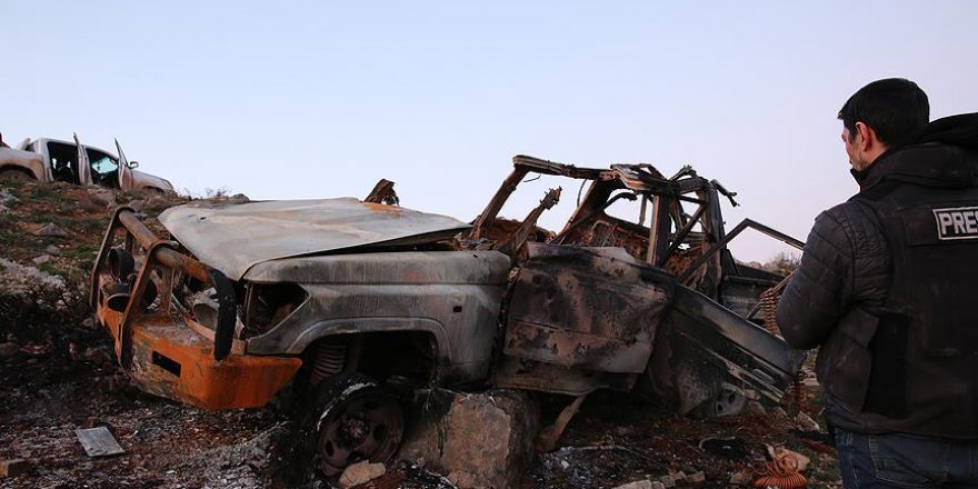 Afrin'de intihar saldırısı girişimi tank atışıyla engellendi