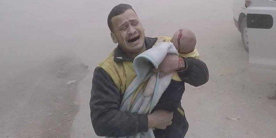 Doğu Guta'da vahşet, dehşet ve umut aynı karede