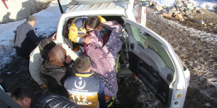 Van'da hasta kurtarma operasyonu