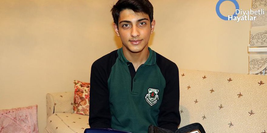 Diyabet iğnesinin acısı hayallerine engel değil