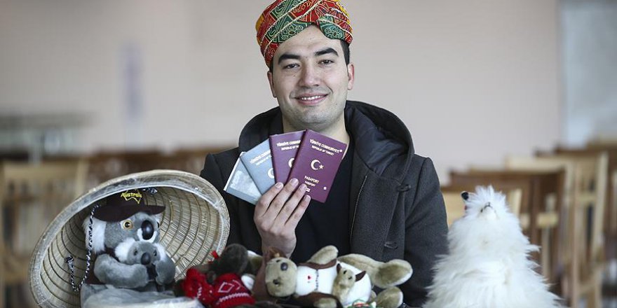 Memur maaşıyla 101 ülke gezdi