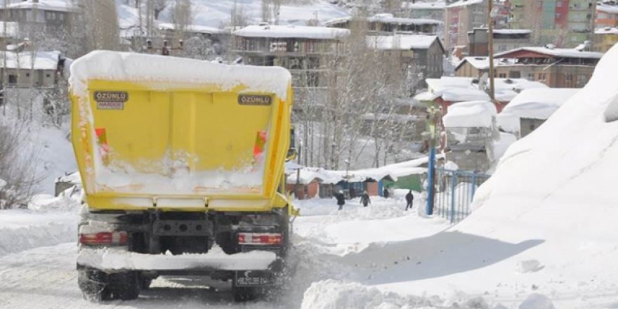 Hakkari'de kar yağışı