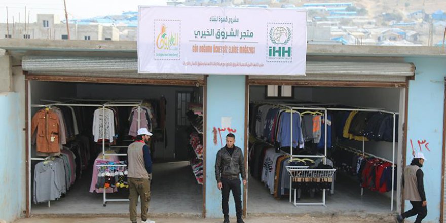İHH'den Suriye'de hayır mağazası