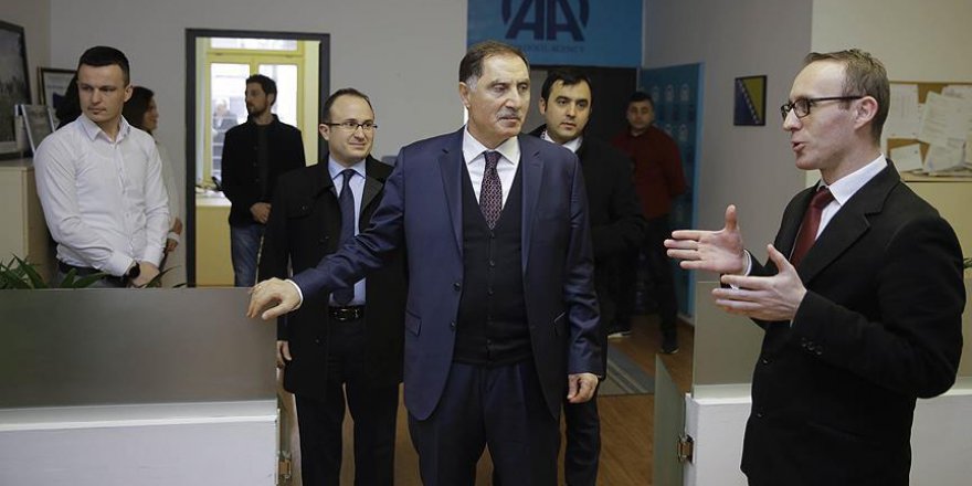 Malkoç, AA Bosna Hersek ofisini ziyaret etti