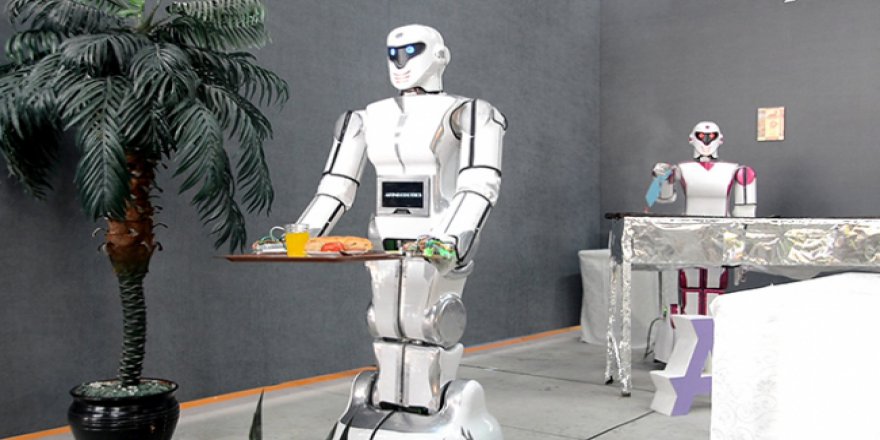 Yerli insansı robotların 10 parmağında 10 marifet var