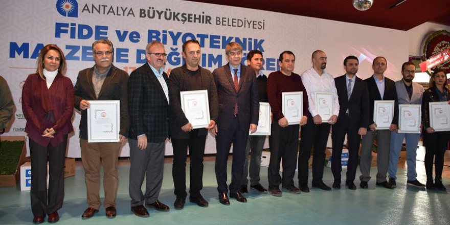 Afetzede çiftçilere fide ve biyoteknik malzeme yardımı