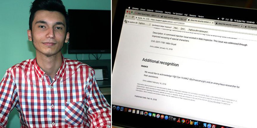 Güvenlik açıklarını bularak Apple'ın gözüne girdi
