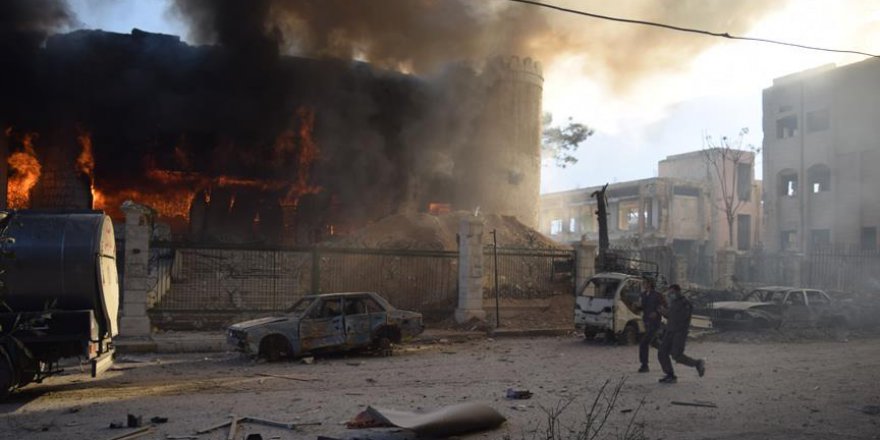 Doğu Guta'ya şiddetli saldırılar