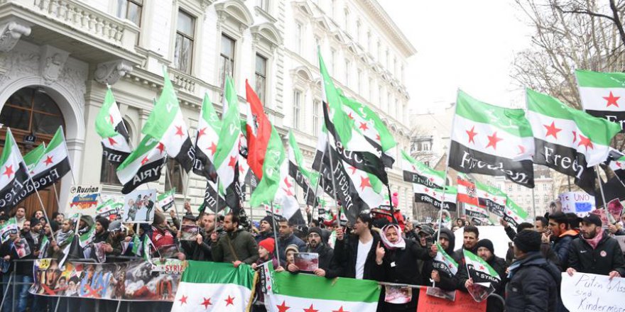 Viyana'da Doğu Guta gösterisi