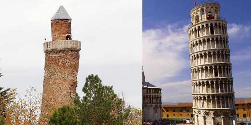 Elazığ'da: Pisa kulesinden daha eğri ama onun kadar şöhretli değil