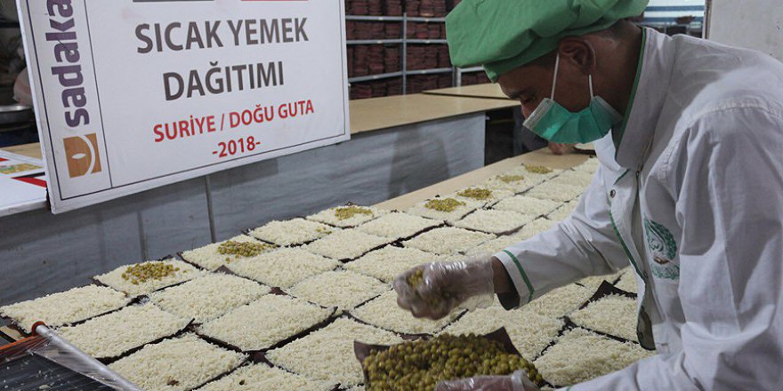 Sadakataşı'ndan Doğu Guta'ya yardım eli