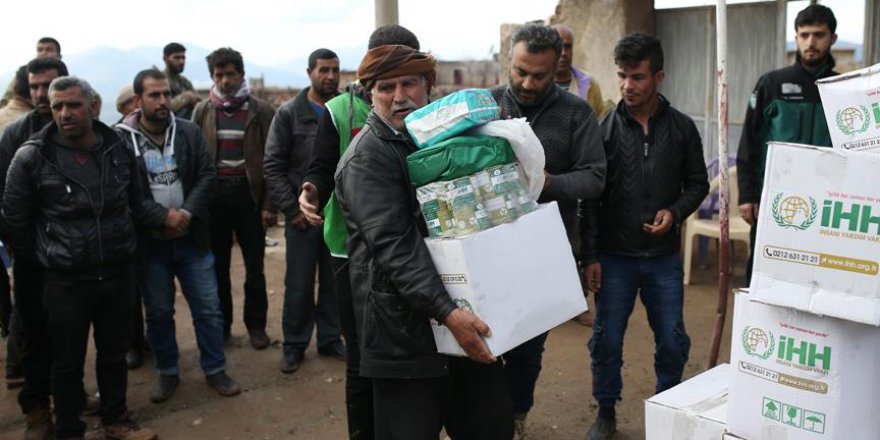 İHH yine Afrin'e yardım eli uzattı