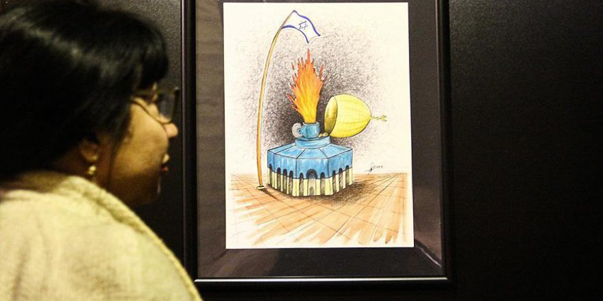 Kudüs'ü karikatürlerle anlatıyorlar