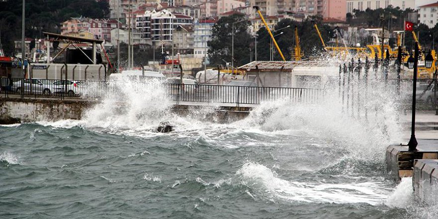 5 bölgeye rüzgar ve fırtına uyarısı