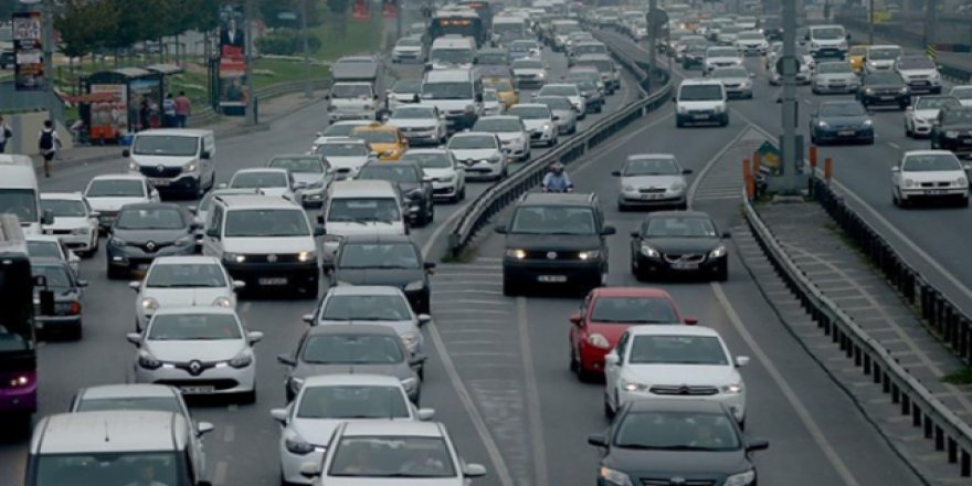 İstanbul'daki araçlar 6 ilçeden fazla yer kaplıyor